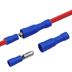 Túi gồm 50 cặp Jack đực cái 4mm đầu COS nối dây điện