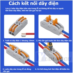 Cút nối dây điện nhanh Kẹp giắc KV212 KV214 KV111 2