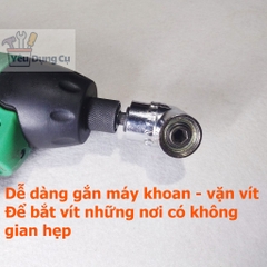 Đầu chuyển hướng bắt vít chân lục giác dùng cho máy khoan bắn vít