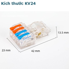 Cút nối dây điện nhanh không cần cắt dây KT22 KT24. Cút chia điện siêu nhanh chữ T