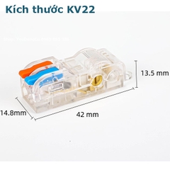 Cút nối dây điện nhanh không cần cắt dây KT22 KT24. Cút chia điện siêu nhanh chữ T