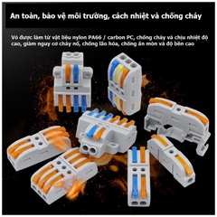 Cút nối dây điện nhanh Kẹp giắc KV212 KV214 KV111 2
