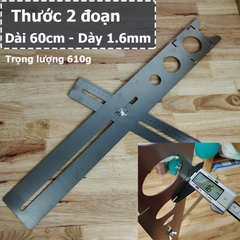 Thước lấy dấu khoan khoét lỗ gạch - Thước 2 đoạn Lấy dấu ống nước