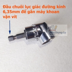 Đầu chuyển hướng bắt vít chân lục giác dùng cho máy khoan bắn vít