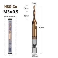 Mũi Khoan Taro Ren Coban HSS-M35 Mũi từ M3 đến M10