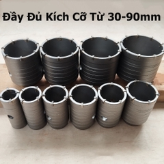 Phụ Kiện Mũi Khoan Rút Lõi Tường Bê Tông 30-90mm Lắp Cho Máy Khoan Bê Tông