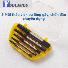 Bộ Dụng Cụ Mũi Lấy Ốc Vít Bu Lông Gãy Hỏng Chuyên Nghiệp - Bộ 5 Và 6 Chi Tiết