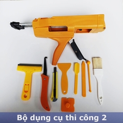 Bộ dụng cụ Thi công 2 để chà ron mạch (bao gồm súng bắn keo)