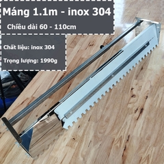 Máng kéo răng cưa tạo rãnh lát gạch mở rộng từ 60cm - 110cm