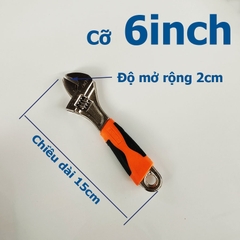 Mỏ lết YETI tay cầm cao su