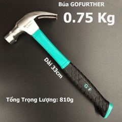 Búa Đóng Đinh Nguyên Khối HD - Tay cầm bọc cao su chắc chắn chuyên đóng