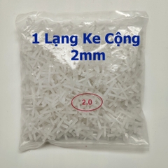 100 chiếc ke lát gạch chữ thập 1mm, 1.5mm, 2mm 2.5mm 5mm 10mm