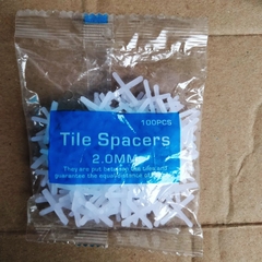 100 chiếc ke lát gạch chữ thập 1mm, 1.5mm, 2mm 2.5mm 5mm 10mm