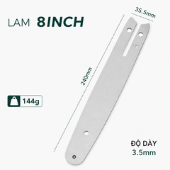 Lam Dây Xích Thay Thế 4inch - 6inch - 8inch Cho Máy Cưa Xích Chạy Pin & Bộ Chuyển Đổi Cưa Xích