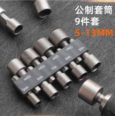Bộ đầu khẩu lắp nhanh cho khoan vặn vít YDC - 9 đầu và 14 đầu tuýp chân lục giác
