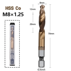 Mũi Khoan Taro Ren Coban HSS-M35 Mũi từ M3 đến M10