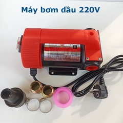 Máy bơm dầu nhớt nhiên liệu 220V DC 12V 24V công suất 36m³/h