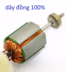 Máy bơm dầu nhớt nhiên liệu, nước mini 12V - 24V, Bơm chìm thả trong phi, can dầu - Màu vàng