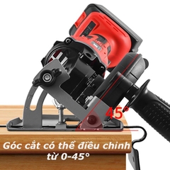 Máy Cưa Cắt gỗ - Bộ chuyển đổi từ máy mài sang Cưa Gỗ cầm tay có điều chỉnh góc