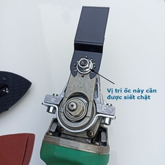 Máy cắt rung - Bộ chuyển đổi máy mài góc thành máy cắt rung tặng kèm lưỡi cưa và đầu chà nhám