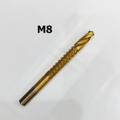 Mũi khoan cưa kéo HSS4341 xoắn ốc kích thước M3 M4 M5 M6 M6.5 M8