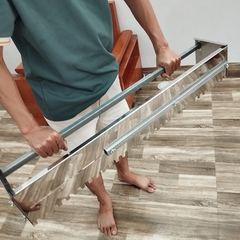 Máng kéo răng cưa tạo rãnh lát gạch mở rộng từ 60cm - 110cm