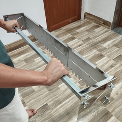 Máng kéo răng cưa tạo rãnh lát gạch mở rộng từ 60cm - 110cm