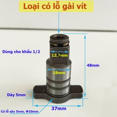 Đầu Bulong 1/2  Chữ T Thay Thế cho Máy Bu Lông, Máy Bắn Vít