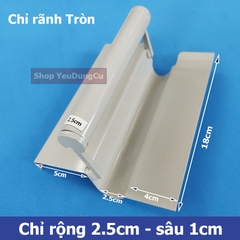 Bay cắt chỉ rãnh âm tường vuông - tròn. Đủ các size