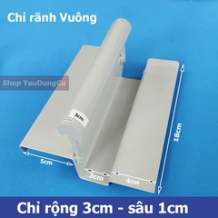 Bay cắt chỉ rãnh âm tường vuông - tròn. Đủ các size