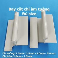 Bay cắt chỉ rãnh âm tường vuông - tròn. Đủ các size