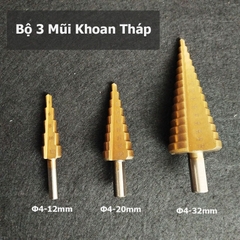 Combo Bộ Mũi Khoan Tháp - Mũi Khoan Cưa - Đục Lấy Dấu tự động 7 chi tiết