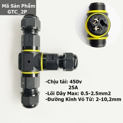 Cút Nối Dây Điện Chữ T Chống Nươc IP68