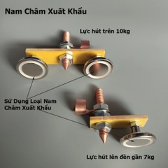 Kẹp Mát Nam Châm Máy Hàn 300A Hàng Xuất Âu - Lực Hít Siêu Mạnh