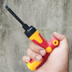 Các Loại Tua Vít Tự Động Đảo Chiều, Trợ Lực - Tô Vít 2 Đầu Từ tính Cán Bọc Cao Su