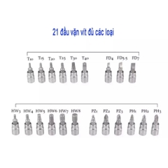 Bộ Dụng Cụ Sửa Chữa Đa Năng 46 Chi Tiết Hệ 1/4''