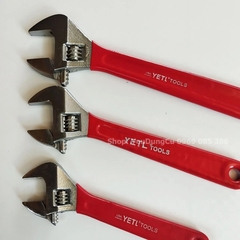 Mỏ lết tay cao su đỏ YETL Thép CRV các cỡ 8 10 12 inch