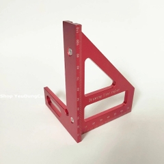 Thước Ke Góc Vuông 45 ° 90 ° - Thước Tam Giác Hợp Kim Nhôm (Hàng Chất Lượng)
