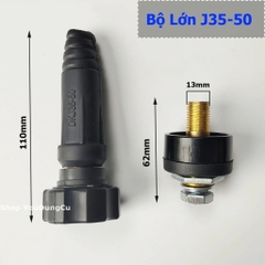 Bộ Giắc Hàn Ren Xoáy DKJ 10-25 & 35-50