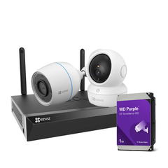 Bộ KIT 2 camera trong nhà và ngoài trời Ezviz