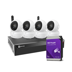 Bộ KIT 4 camera Ezviz H6C Pro 3MP