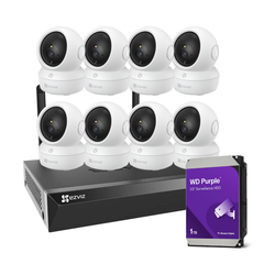 Bộ KIT 8 camera Ezviz H6C Pro 5MP