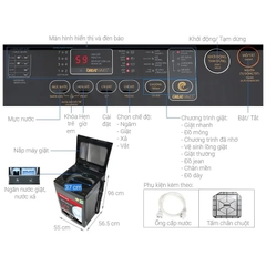 Máy giặt Toshiba Inverter 10 kg AW-DM1100JV(MK)