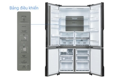 Tủ Lạnh Electrolux Inverter 562 lít Multi Door EQE5660A-B