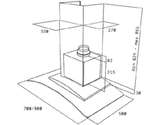 Máy hút mùi kính cong Teka NC 980 (40455332) - 90cm