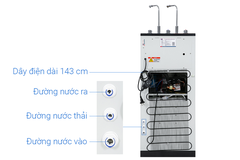 Máy lọc nước RO nóng nguội lạnh Sunhouse SHA76219CK 10 lõi
