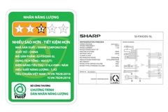Tủ lạnh Sharp Multi Door Inverter 362 lít SJ-FX420V-SL