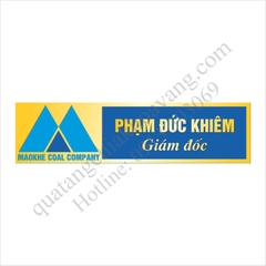Biển tên MAOKHE COAL COMPANY