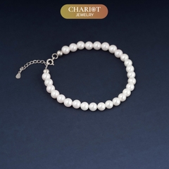 Lắc tay BCJ03 ngọc trai mix màu quý phái Chariot Jewelry
