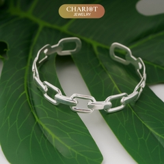 Lắc tay BCJ13 họa tiết dây xích hiện đại Chariot Jewelry